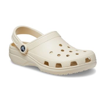 Crocs Unissexo Classic Clog, Bege