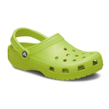 Crocs Unissexo Classic Clog, Verde Florescente