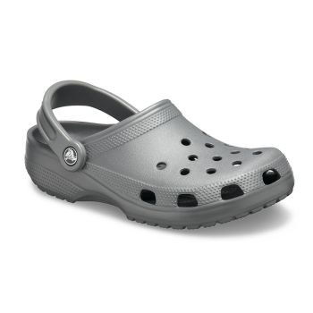 Crocs Unissexo Classic Clog, Cinza Escuro