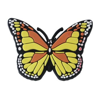 Pingente de Crocs Borboleta Amarelo