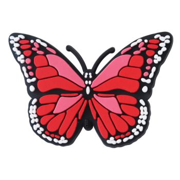 Pingente de Crocs Borboleta Vermelha