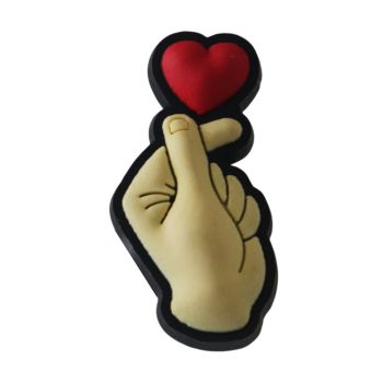 Pingente de Crocs Gesto de Mão Amor