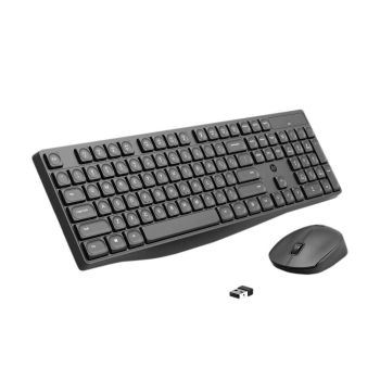 Teclado + Mouse HP Sem Fio CS10, Preto