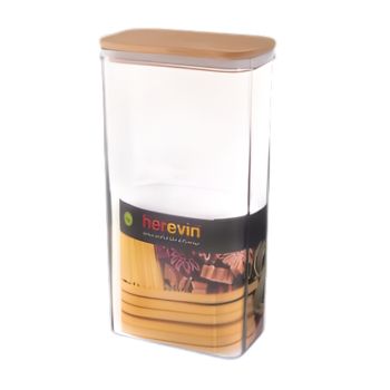 Recipiente de Armazenamento com Tampa de Madeira, 3 L