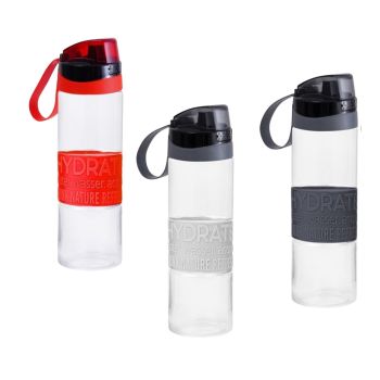 Garrafa de Água Soft Touch 750 ml, Cores Variadas