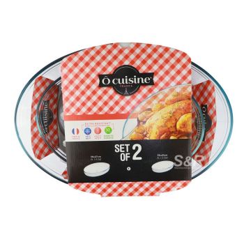 Jogo de Assadeiras Ovais Ô Cuisine, 2 un