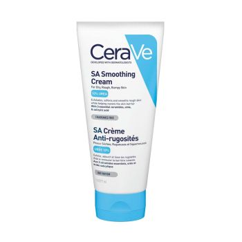 Creme SA Smoothing CeraVe Pele Seca Áspera e Irregular, 177ml