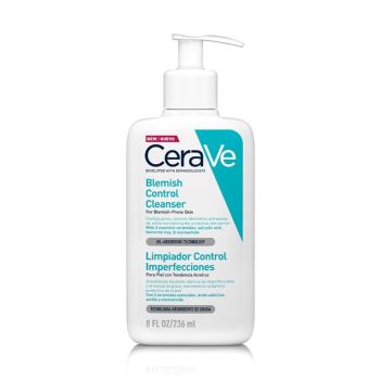 Gel de Limpeza Blemish Control CeraVe Moussant Anti-Imperfeições, 236ml