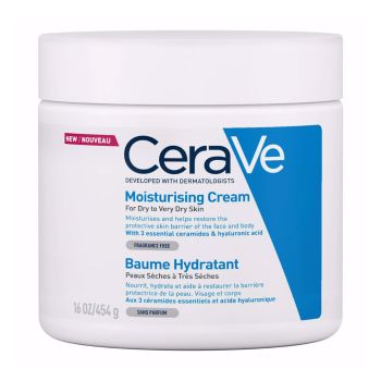 Creme Hidratante CeraVe para Pele Seca a Muito Seca Sem Fragrância, 454g