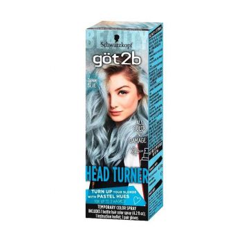 Tinta Got2B Temporária em Spray para Cabelo: Denim Blue - Azul Denim