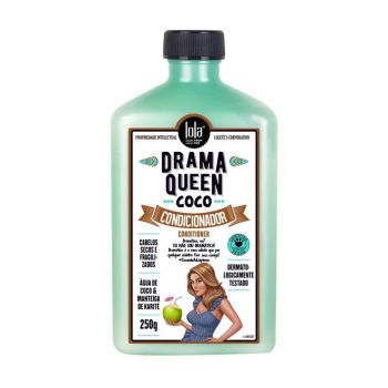 Condicionador Natural Lola Cosmetics Água de Coco & Manteiga de Karité, 250g