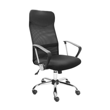 Cadeira de Escritório Ergonômica com Encosto Alto 4083, Preto 