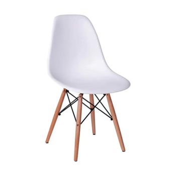 Cadeira Lounge Eames com Pernas Eiffel DC-A304, Cores Sortidas