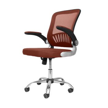 Cadeira de Escritório Malha com Altura Ajustável e Encosto Médio 8833L