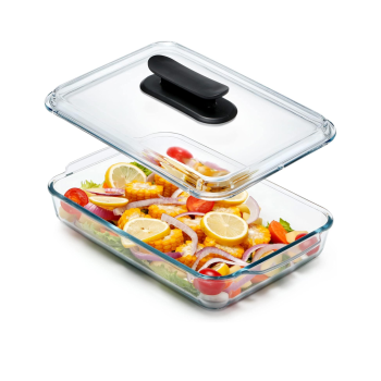 Pirex com Tampa de Vidro 3L