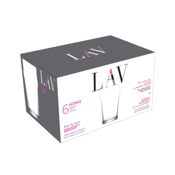 Jogo de 6 Copos de Cerveja Lav 570ml