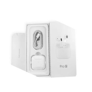 Auriculares Bluetooth Sem Fio Pro 5 Genérico, Branco