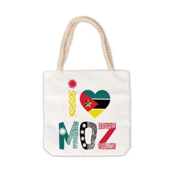 Sacola Branca Tranças Eco Bag, Branco 