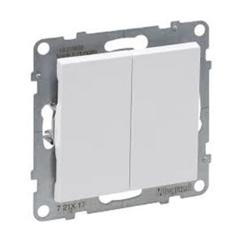 Interruptor Duplo Legrand, Branco