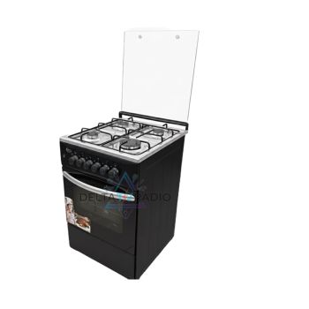 Fogão Ideal 4 Bocas  50*50 Gás Forno Eléctrico 5340G, Preto 