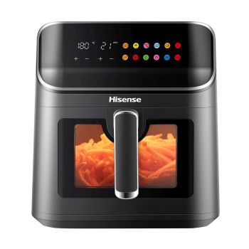 Fritadeira Sem Oleo Hisense Air Fryer 6.7L 1350W, Preto