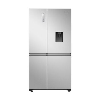 Geleira 633L 2 Portas Hisense Premium Fridge Total No Frost Inverter Smart Mobile Connect, Inox
