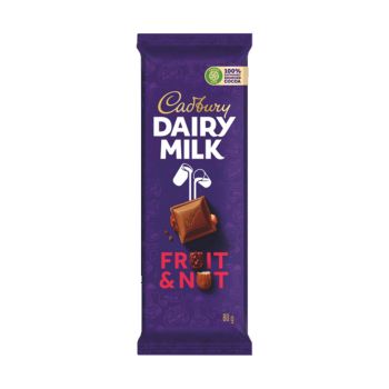 Chocolate Cadbury Fruit & Nut, 80 g