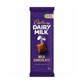 Chocolate Cadbury Milk Chocolate, 80 g