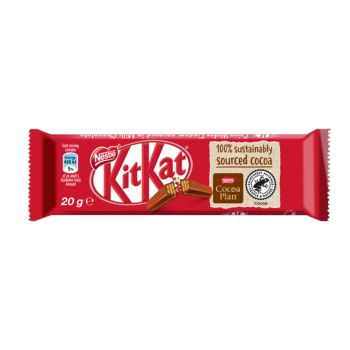 Barra de Chocolate Nestlé Kit Kat 2 Fingers, 20 g