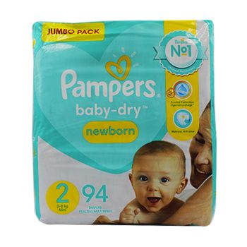 Fraldas Pampers Newborn 2, 94 un
