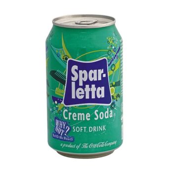 Refresco Sparletta Cream Soda, 6 x 330 ml