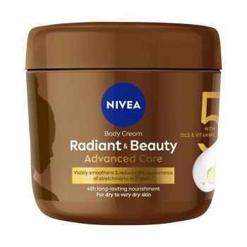 Loção Corporal Nivea Radiant + Beauty Advanced Care, 400 ml