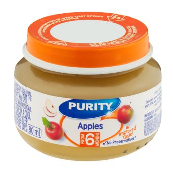 Alimento para Bebés Purity Apples, 80 ml