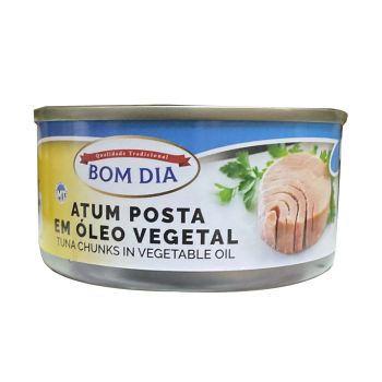 Atum em Óleo Vegetal Bom Dia, 170 g