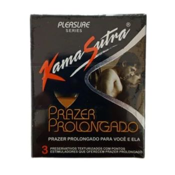 Preservativos Kamasutra Prazer Prolongado, 3 un