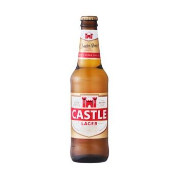 Cerveja Castle Lager, 6 x 340 ml