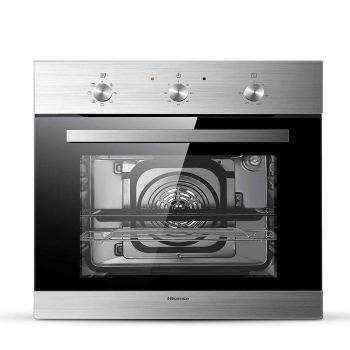 Forno Eléctrico Hisense 63L Embutir Manual 60Cm 6 Funções HBO60203, Inox