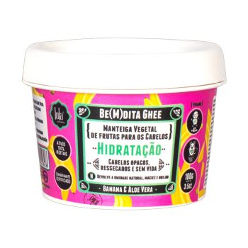 Hidratação Be(M)Dita Ghee Banana e Aloe Vera Lola Cosmetics, 100g
