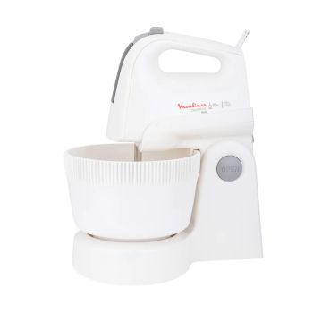 Batedeira Moulinex HM615110 500W Bacia Plastica, Branco