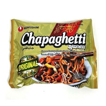 Massa Instantânea  Chapagheti Korean Black Spaghetti With Roasted Chajang Sauce, 140 g