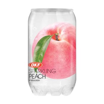 Água com Gás OKF Pêssego, 350 ml