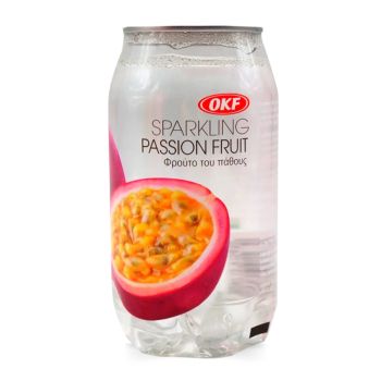 Água com Gás OKF Maracujá, 350 ml