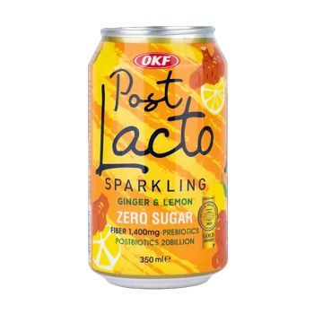 Refresco Coreano OKF Post Lacto Ginger & Lemon, 350 ml
