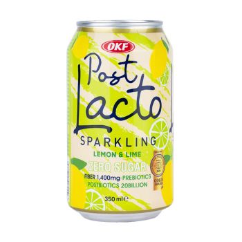 Refresco Coreano OKF Post Lacto Lemon & Lime, 350 ml