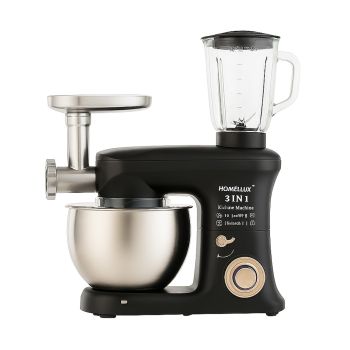 Máquina de Cozinha 3 em 1 HOMELUX, Preto