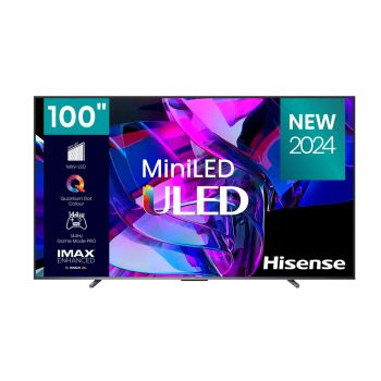 Televisor Hisense 100" Mega Mini Led Uled 4k Pro Quantum Dot Color Hdr10+ Imax Dolby Vision Iq Voice Control 2.1ch Sub Dolby Atmos