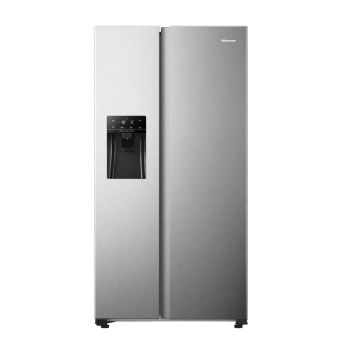 Geleira Hisense H690SS 2 Portas 474L + Ice Maker No Frost Inverter, Inox Wd