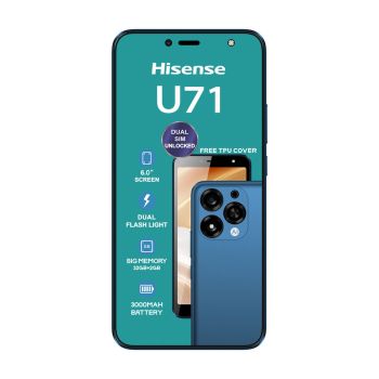 Hisense U71 3G 6'' 32GB|2GB Dual Sim, Azul Escuro