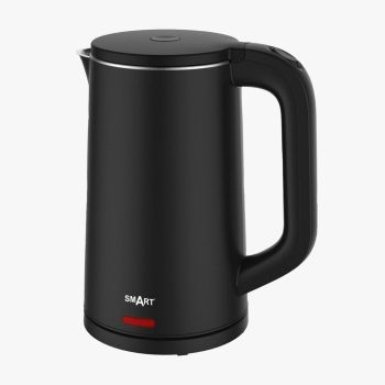 Cafeteira Eléctrica SMART com Base 1.7L 1630w Boston, Preto Mate