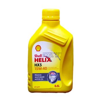Óleo De Motor Diesel Gasolina Shell Helix HX5 15W-40 SL CF 0,5L